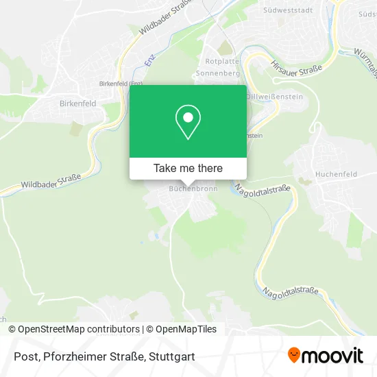 Post, Pforzheimer Straße map