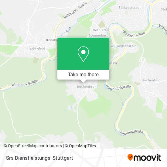 Карта Srs Dienstleistungs