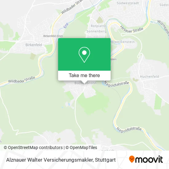 Карта Alznauer Walter Versicherungsmakler
