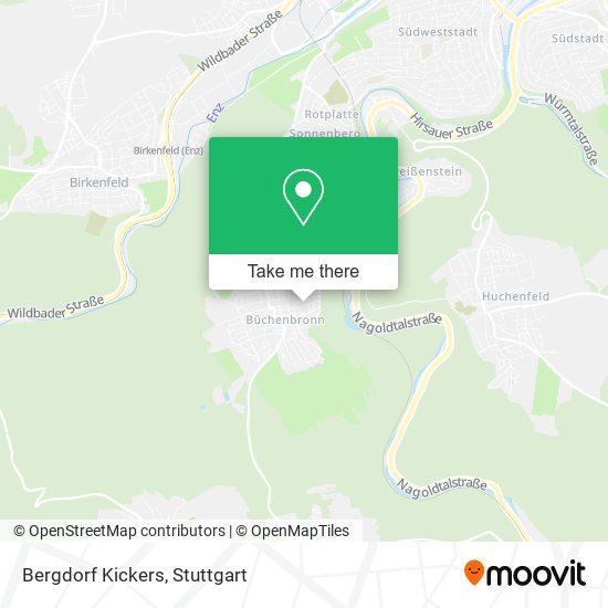 Карта Bergdorf Kickers
