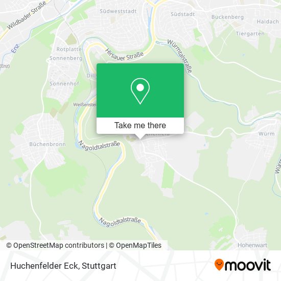 Huchenfelder Eck map