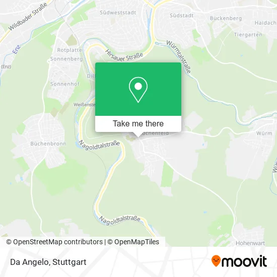 Карта Da Angelo