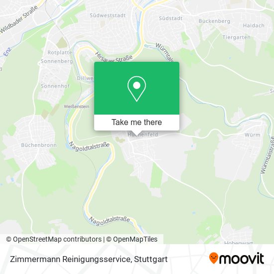 Карта Zimmermann Reinigungsservice