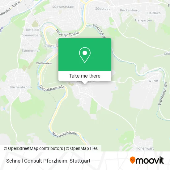 Карта Schnell Consult Pforzheim