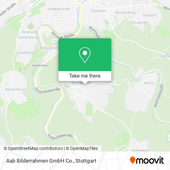 Aab Bilderrahmen GmbH Co. map