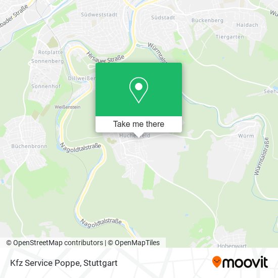 Карта Kfz Service Poppe