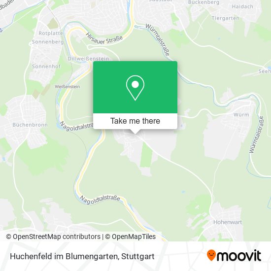 Huchenfeld im Blumengarten map