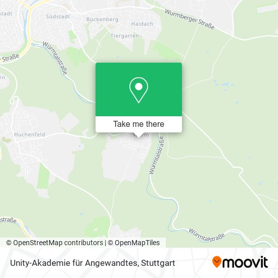 Unity-Akademie für Angewandtes map