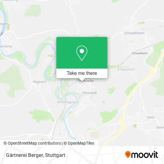 Карта Gärtnerei Berger