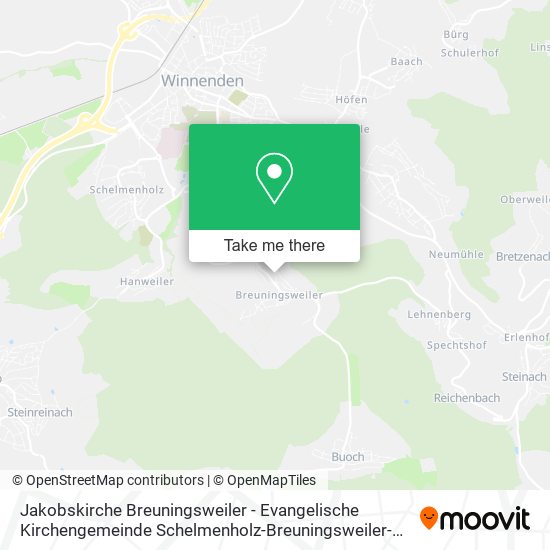 Jakobskirche Breuningsweiler - Evangelische Kirchengemeinde Schelmenholz-Breuningsweiler-Hanweiler map