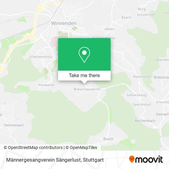 Männergesangverein Sängerlust map