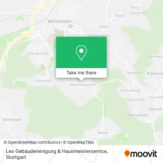 Карта Leo Gebäudereinigung & Hausmeisterservice