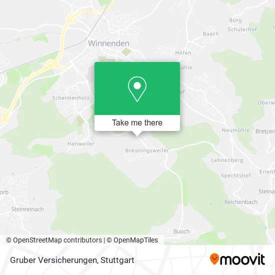 Карта Gruber Versicherungen