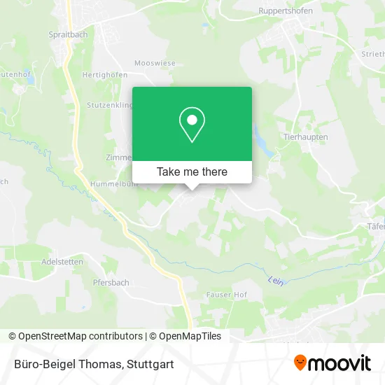 Карта Büro-Beigel Thomas