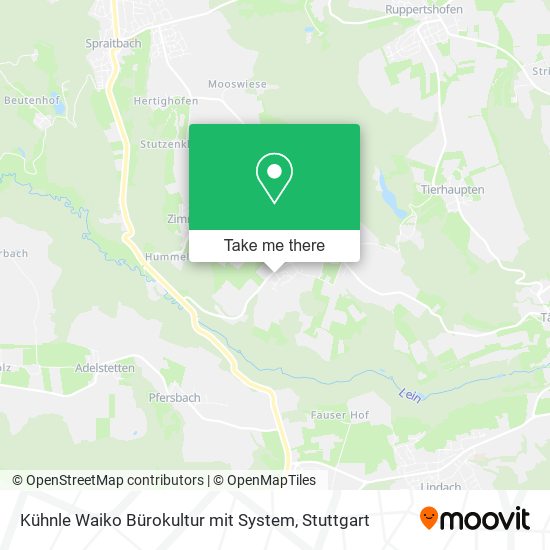 Kühnle Waiko Bürokultur mit System map