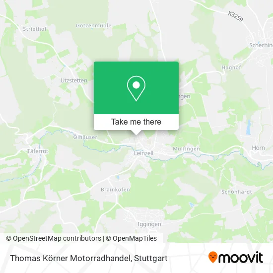 Карта Thomas Körner Motorradhandel