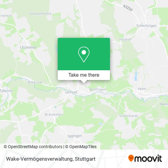 Wake-Vermögensverwaltung map