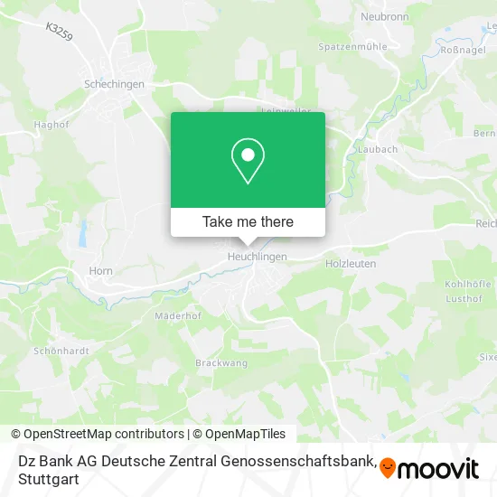 Карта Dz Bank AG Deutsche Zentral Genossenschaftsbank