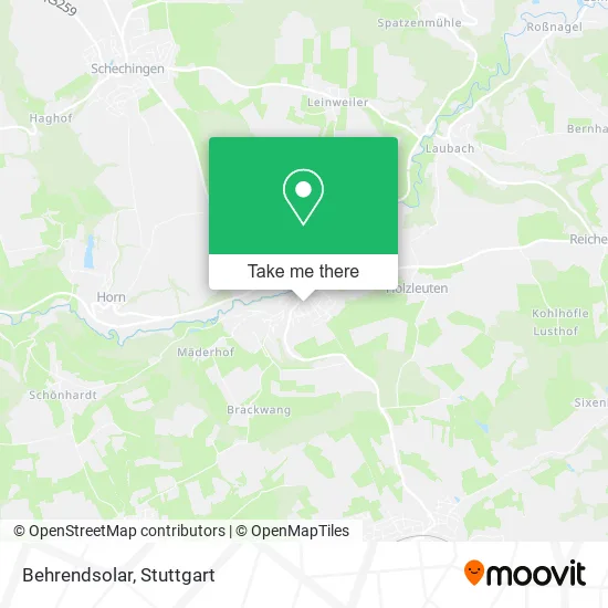 Behrendsolar map