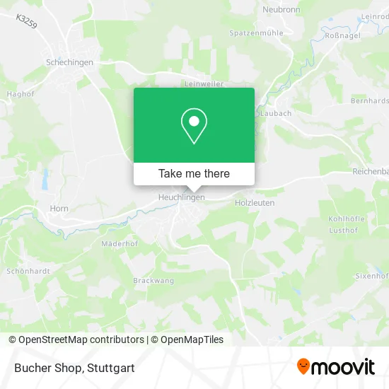 Карта Bucher Shop