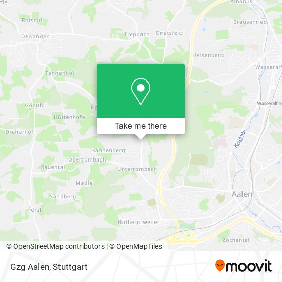 Карта Gzg Aalen