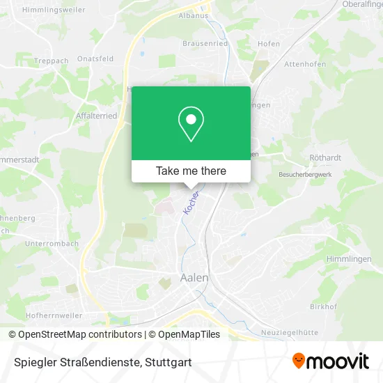 Карта Spiegler Straßendienste