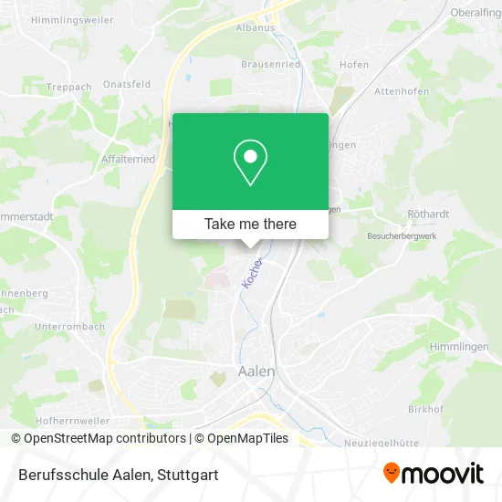 Карта Berufsschule Aalen