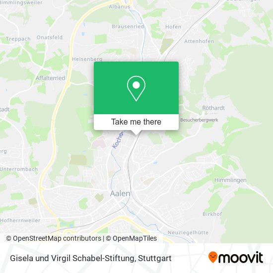 Gisela und Virgil Schabel-Stiftung map