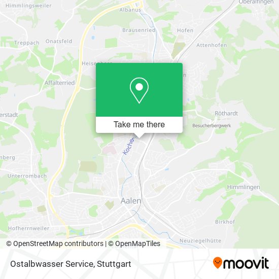 Ostalbwasser Service map