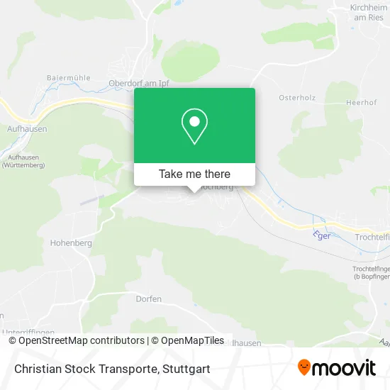 Карта Christian Stock Transporte