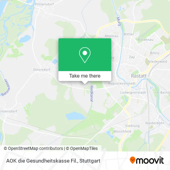 Карта AOK die Gesundheitskasse Fil.