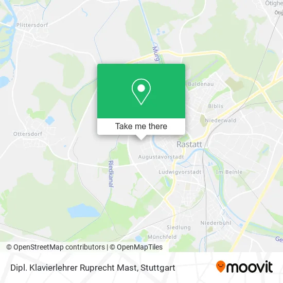 Карта Dipl. Klavierlehrer Ruprecht Mast
