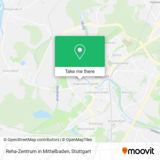 Карта Reha-Zentrum in Mittelbaden