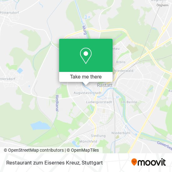 Restaurant zum Eisernes Kreuz map