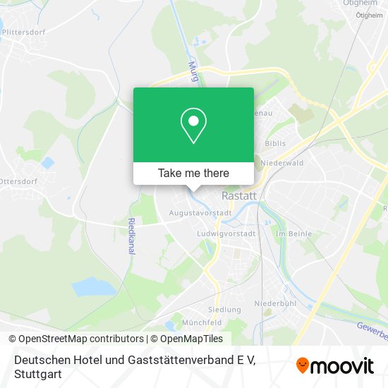 Deutschen Hotel und Gaststättenverband E V map