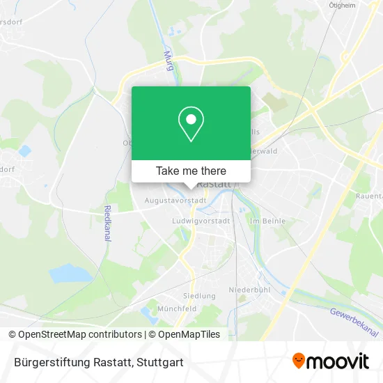 Карта Bürgerstiftung Rastatt