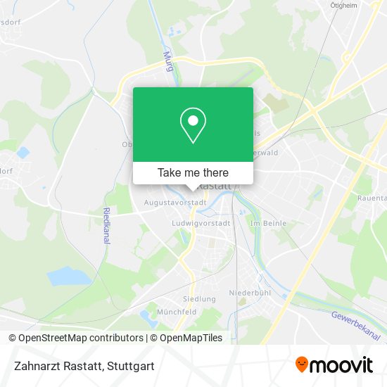 Карта Zahnarzt Rastatt