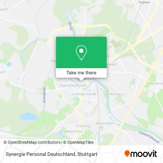 Synergie Personal Deutschland map