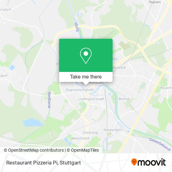 Restaurant Pizzeria Pi map