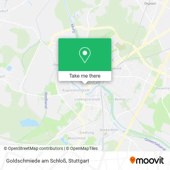 Карта Goldschmiede am Schloß