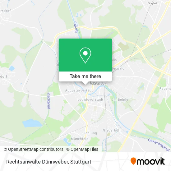 Карта Rechtsanwälte Dünnweber