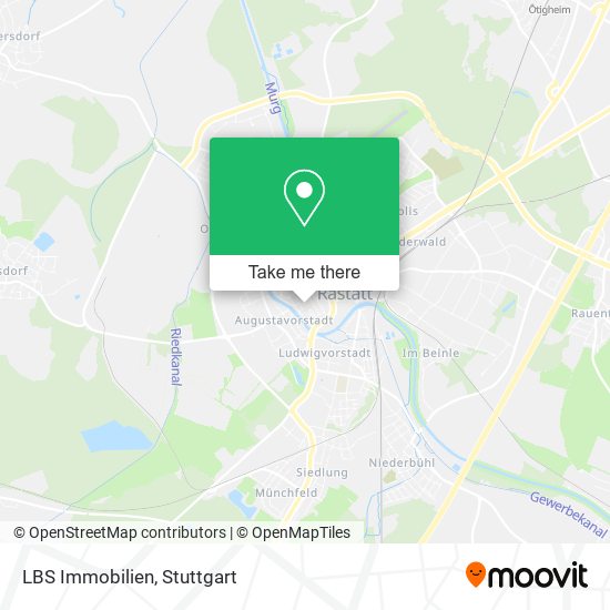LBS Immobilien map