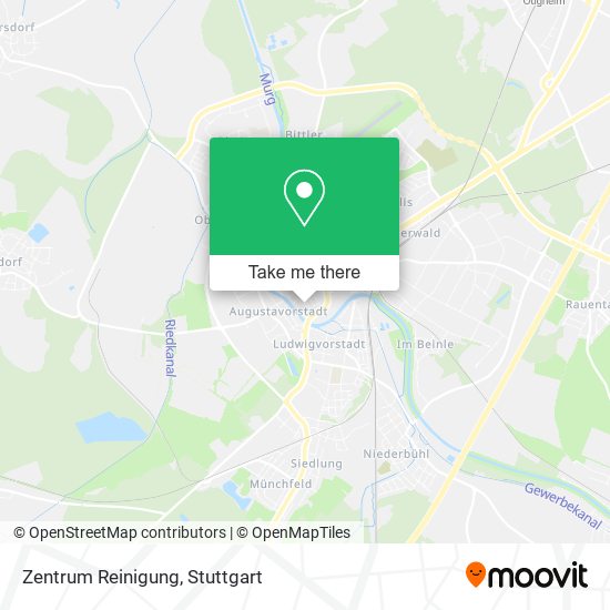 Zentrum Reinigung map