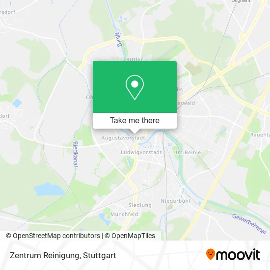 Карта Zentrum Reinigung