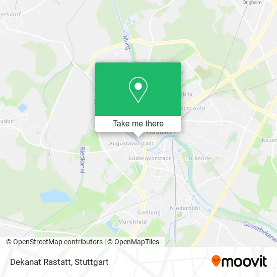 Карта Dekanat Rastatt