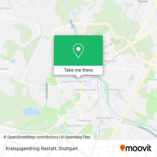 Карта Kreisjugendring Rastatt