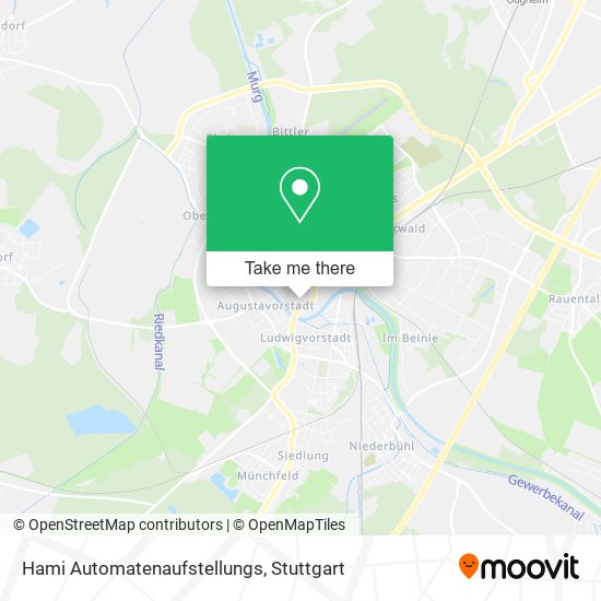 Hami Automatenaufstellungs map