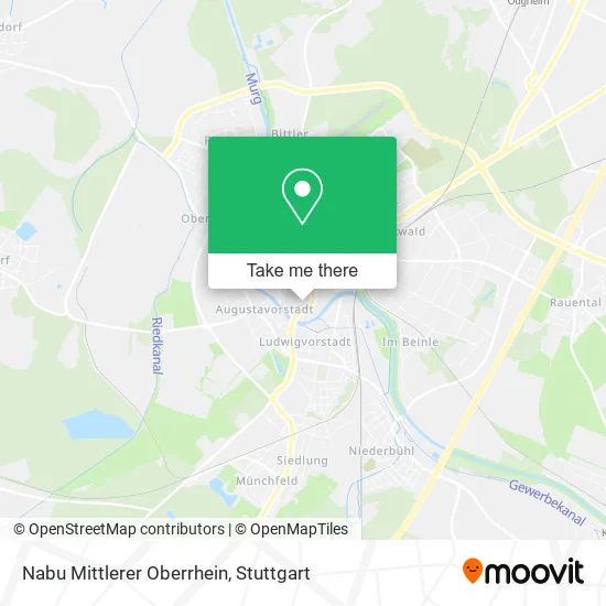 Карта Nabu Mittlerer Oberrhein