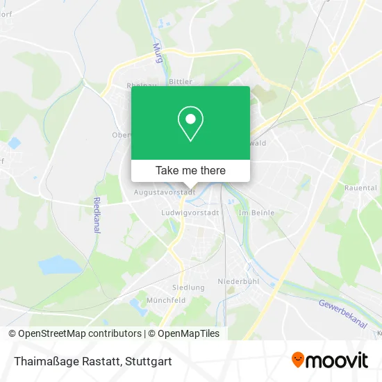 Карта Thaimaßage Rastatt