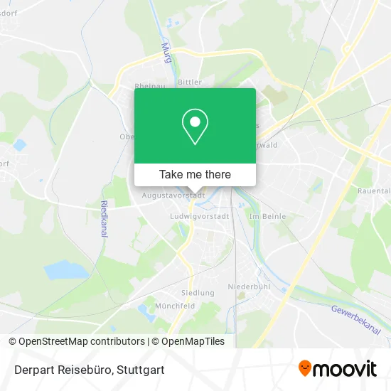 Карта Derpart Reisebüro